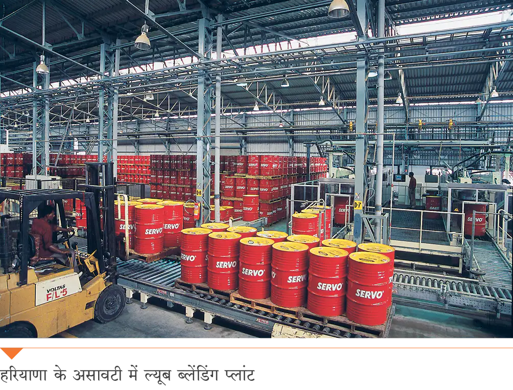 Lube Blending Plant at Asaoti, Haryana